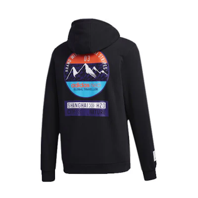 adidas M SS CS Pullover Hoodie Black GM2282