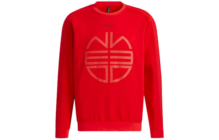 adidas M SSFV1 Red Pullover Sweatshirt Casual Sportswear H52974