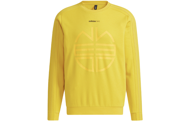 adidas M SSFV1 Vintage Crewneck Sweatshirt Yellow for Men H52975