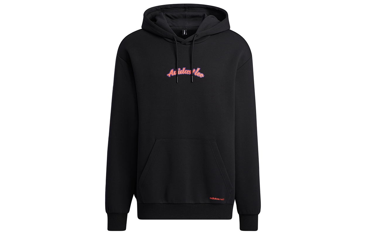 adidas M SSFV2 Basketball Print Pullover Hoodie Black GT0250