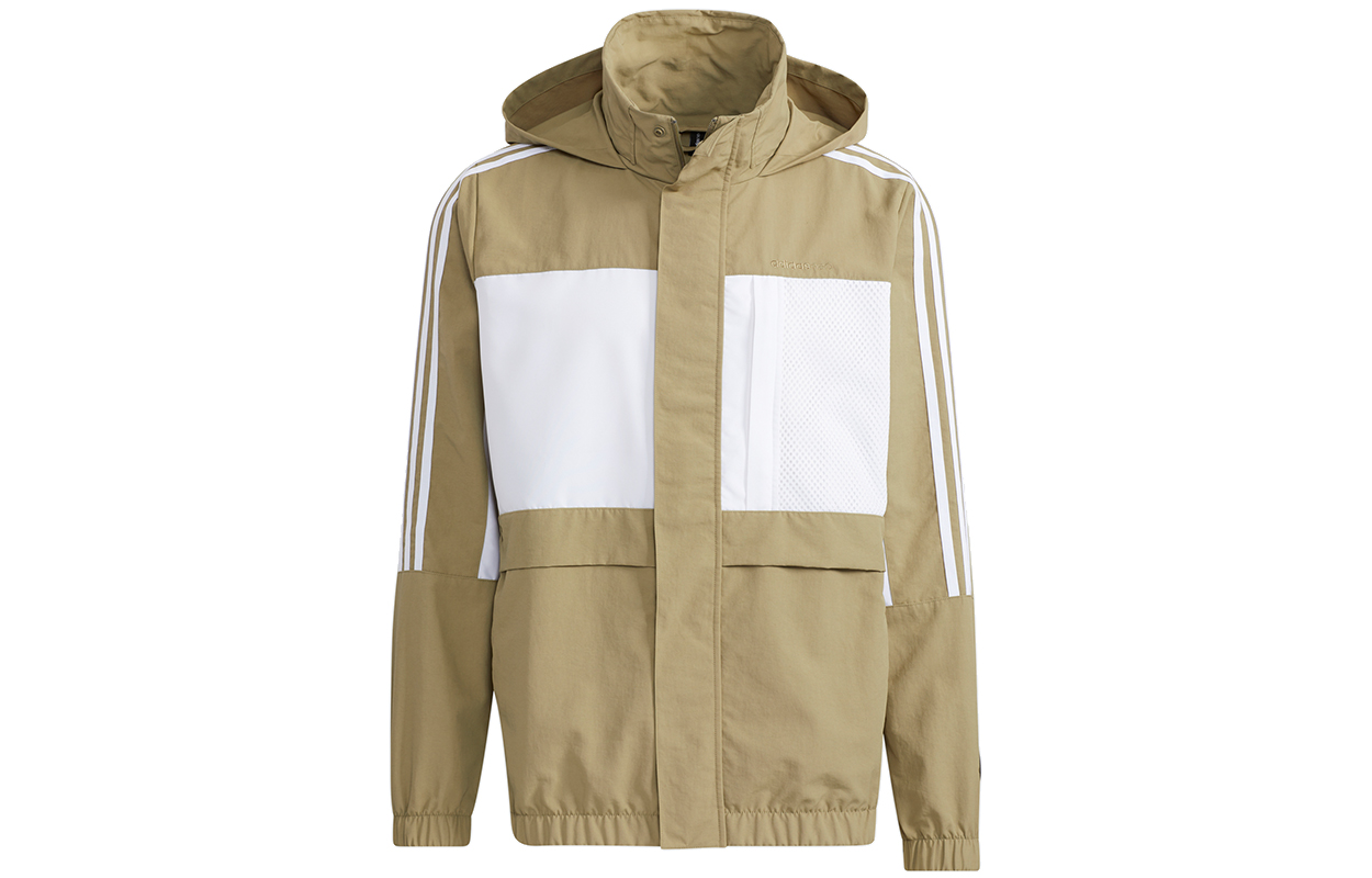 adidas M SW Pack HD WB Olive Detachable Hoodie Casual Jacket H55263