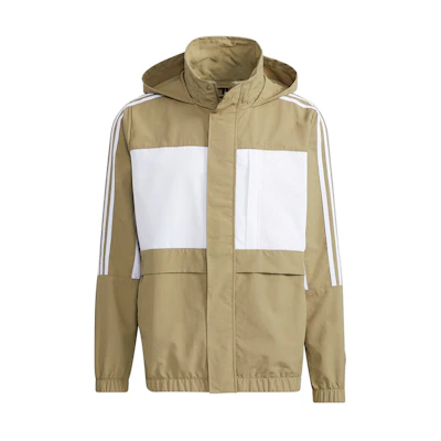 adidas M SW Pack HD WB Olive Detachable Hoodie Casual Jacket H55263
