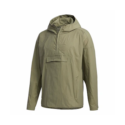 adidas M Tec Anorak Windproof Jacket Army Green FM5412