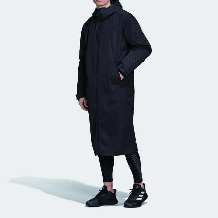 Shop adidas M Tech Parka Jacket Black Sportswear Stylish Fit Coat FI4659