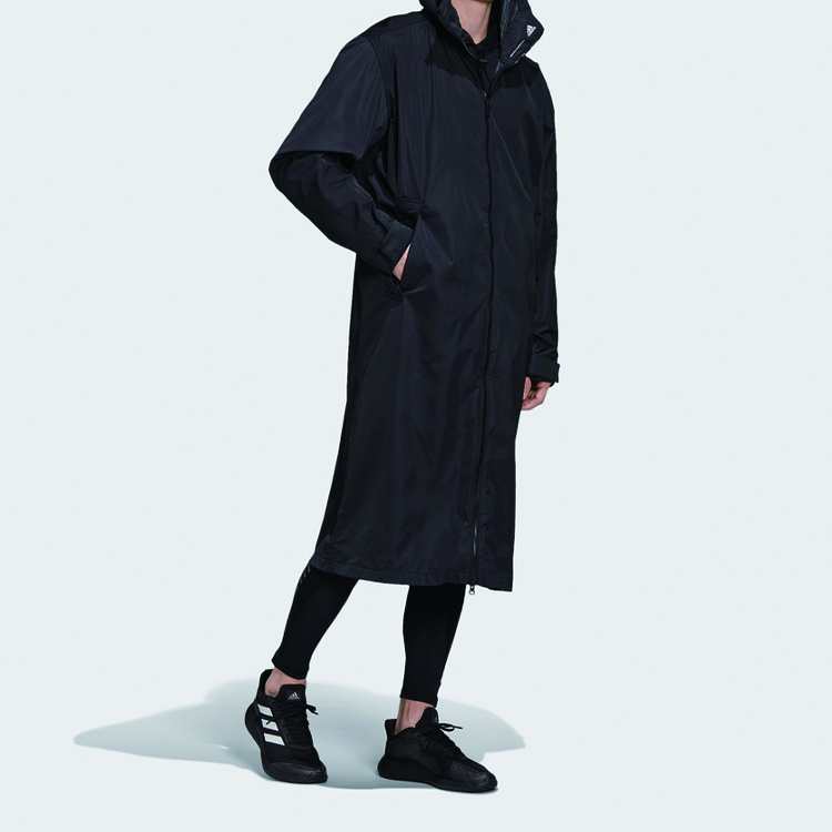 Details for adidas M Tech Parka Jacket Black Sportswear Stylish Fit Coat FI4659