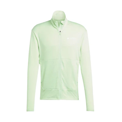 adidas M Terrex Multi Solid Color Zip Jacket Light Green IQ3741