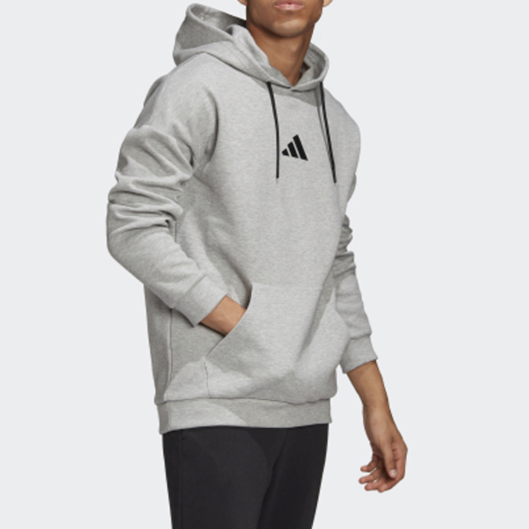 adidas M Tiger Print Hoodie Ash Gray Menswear FL7750 圖 6