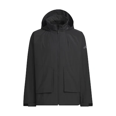 adidas M TRAN JKT Water-Resistant Sports Jacket - Black JL6686