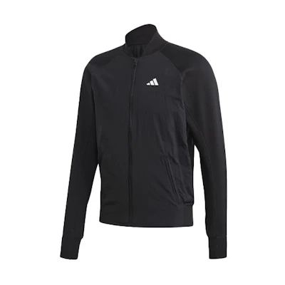 adidas M VRCT Tiger Embroidered Casual Sports Jacket Black FM9970