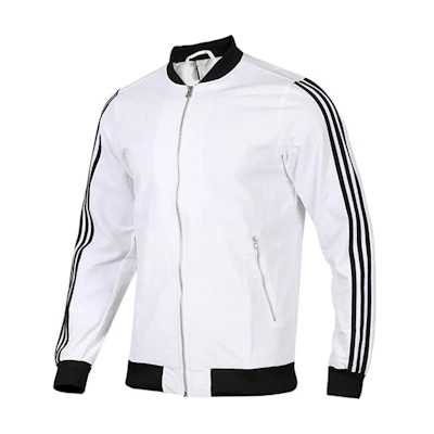 adidas M Wnd Brkr Bomber White Woven Sports Casual Jacket CZ1720