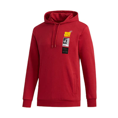 adidas M Wzry Hdy Printed Pullover Hoodie Maroon Purple GD2178