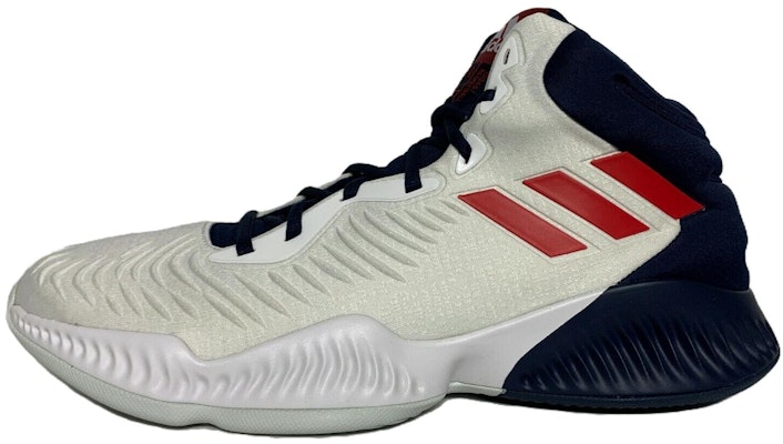 adidas Mad Bounce 2018 USA 'White Red Navy' D97372 Buy adidas Mad Bounce 2018 USA 'White Red Navy' D97372