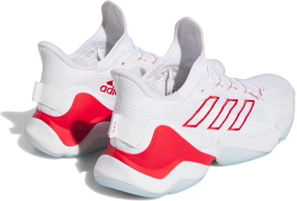 adidas Mahomes 1 Impact FLX 'White Team Collegiate Red' IE3157 Lookbook adidas Mahomes 1 Impact FLX 'White Team Collegiate Red' IE3157