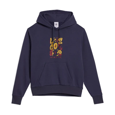 adidas MAITE FW22 Shadow Navy Unisex Logo Print Sweatshirt HM9361