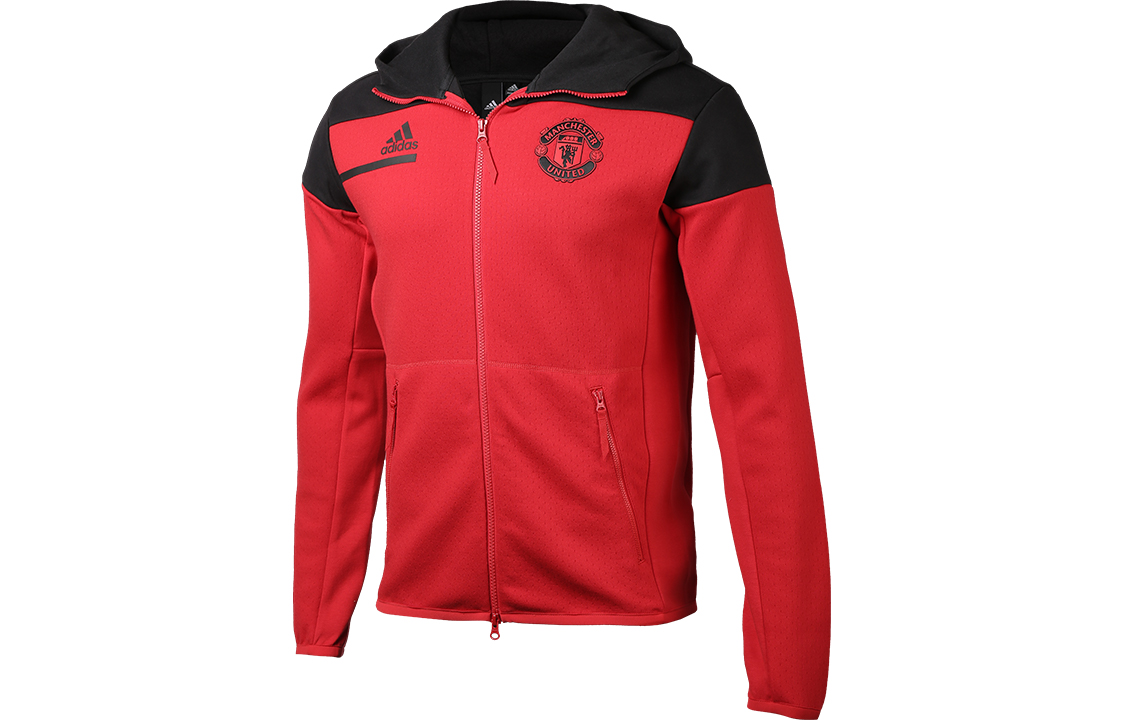 adidas Manchester United 20/21 Season Football Jacket Red Men’s GN4757