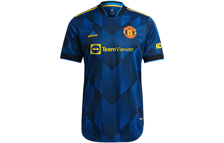 adidas Manchester United 21/22 Player Edition Away Jersey Blue GM4617
