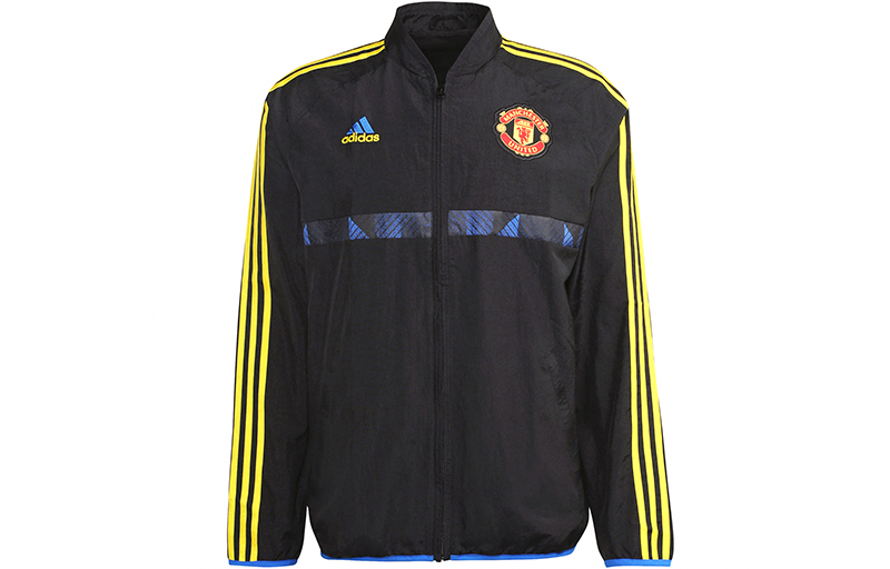 adidas Manchester United 21/22 Retro Track Jacket Black GR3871 圖 2