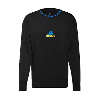 adidas Manchester United 21/22 Training Sweatshirt Black Soccer Pullover GR3875