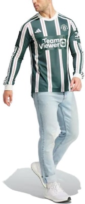 阿迪达斯曼联23/24绿色长袖足球球衣 IA7223 Shop 阿迪达斯曼联23/24绿色长袖足球球衣 IA7223