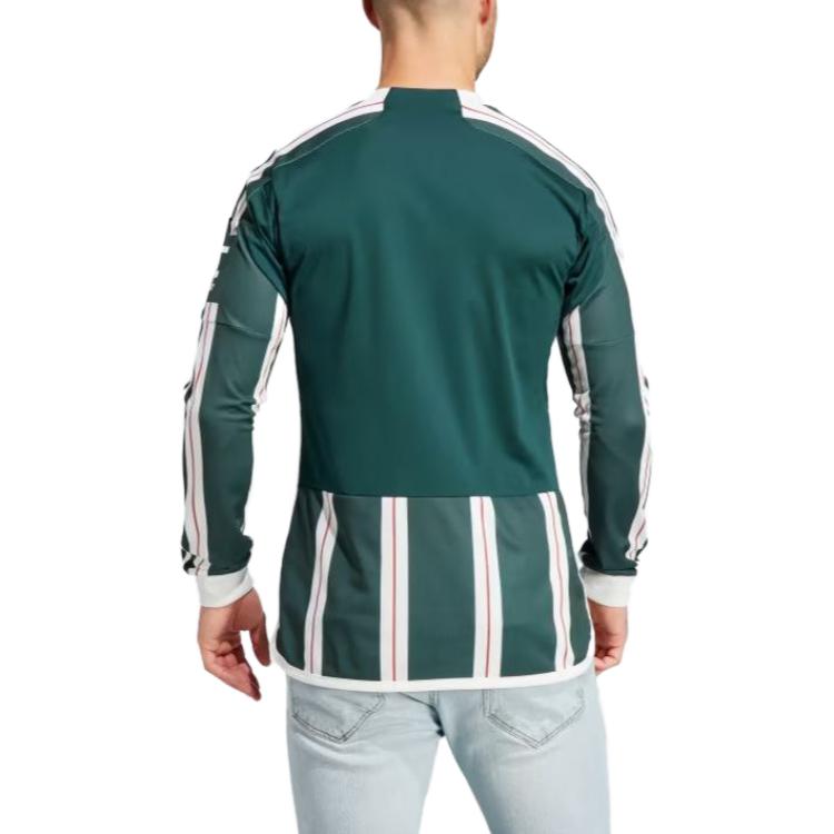 Details for 阿迪达斯曼联23/24绿色长袖足球球衣 IA7223