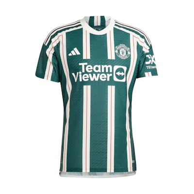 adidas Manchester United 23/24 Away Player Jersey Night Green Soccer Shirt. IP1824