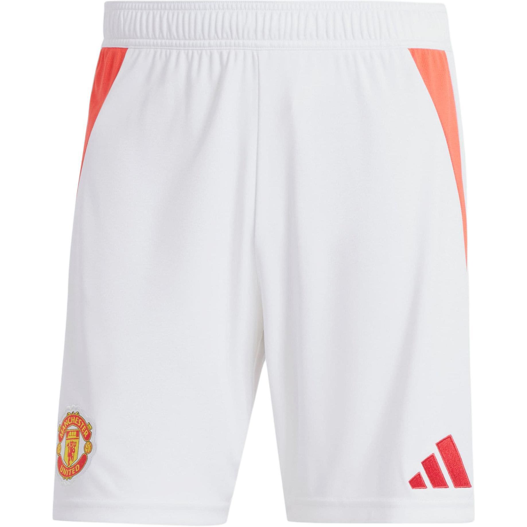 adidas Manchester United 24/25 Home Knit Soccer Pants White IU1388