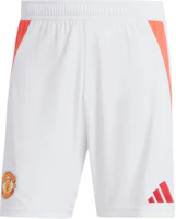 adidas Manchester United 24/25 Home Knit Soccer Pants White IU1388 adidas Manchester United 24/25 Home Knit Soccer Pants White IU1388