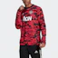 Shop adidas Manchester United Baju Latihan Corak Kamouflage Merah FR6031