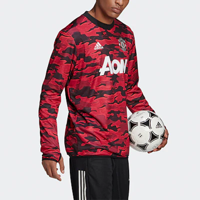 adidas Manchester United Baju Latihan Corak Kamouflage Merah FR6031 Details for adidas Manchester United Baju Latihan Corak Kamouflage Merah FR6031