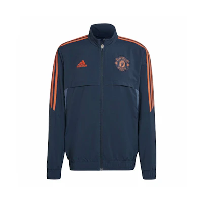 adidas Manchester United CONDIVO 22 Zip Jacket Navy Blue HH9322
