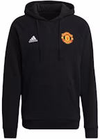 adidas Manchester United Embroidered Logo Football Hoodie Black () GR3909 adidas Manchester United Embroidered Logo Football Hoodie Black () GR3909