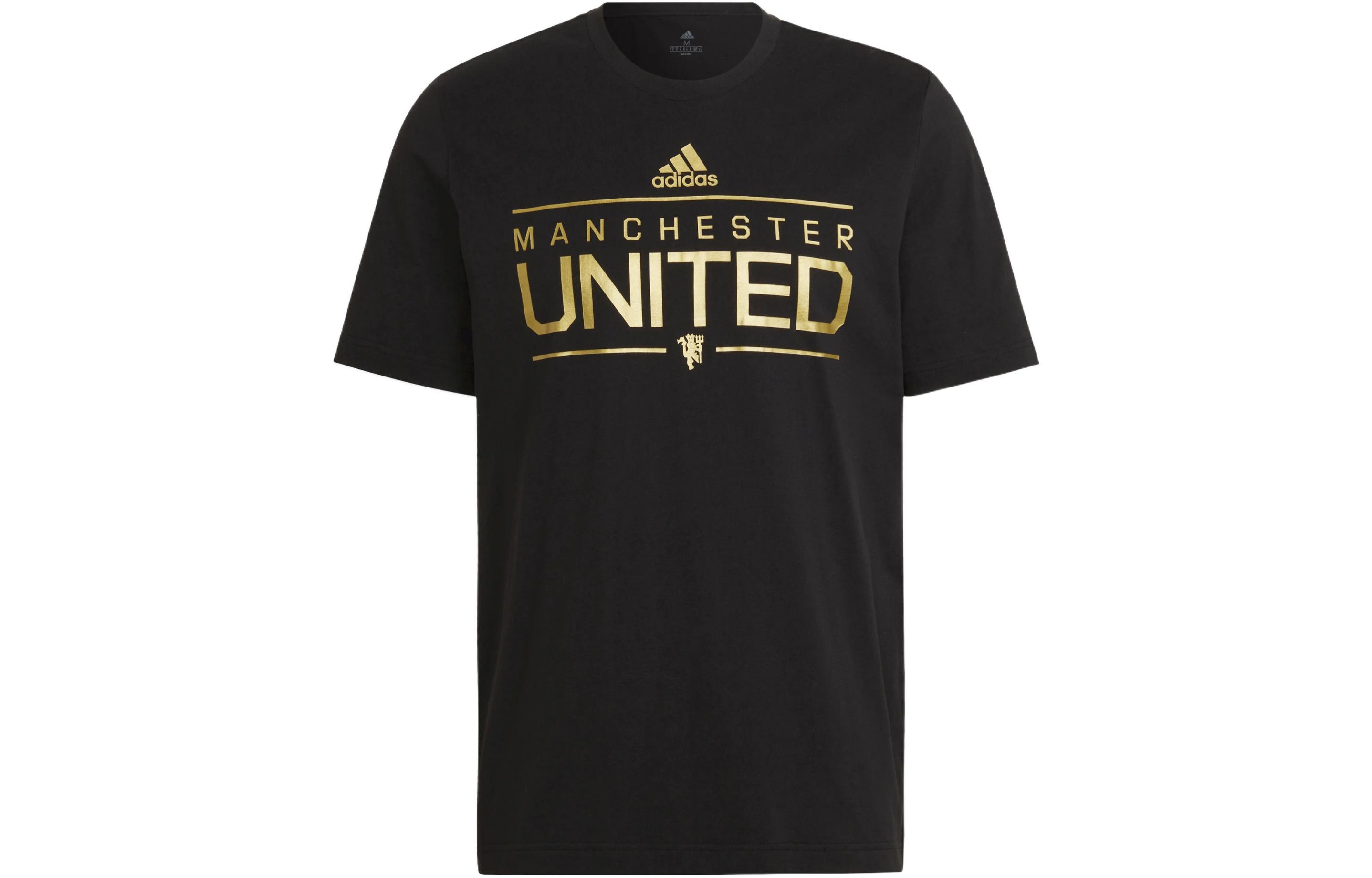 adidas Manchester United Graphic Tee Black Short Sleeve HG1246