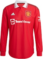 adidas Manchester United Home Player Version Long-Sleeve Jersey Red Shirt HN5748 adidas Manchester United Home Player Version Long-Sleeve Jersey Red Shirt HN5748