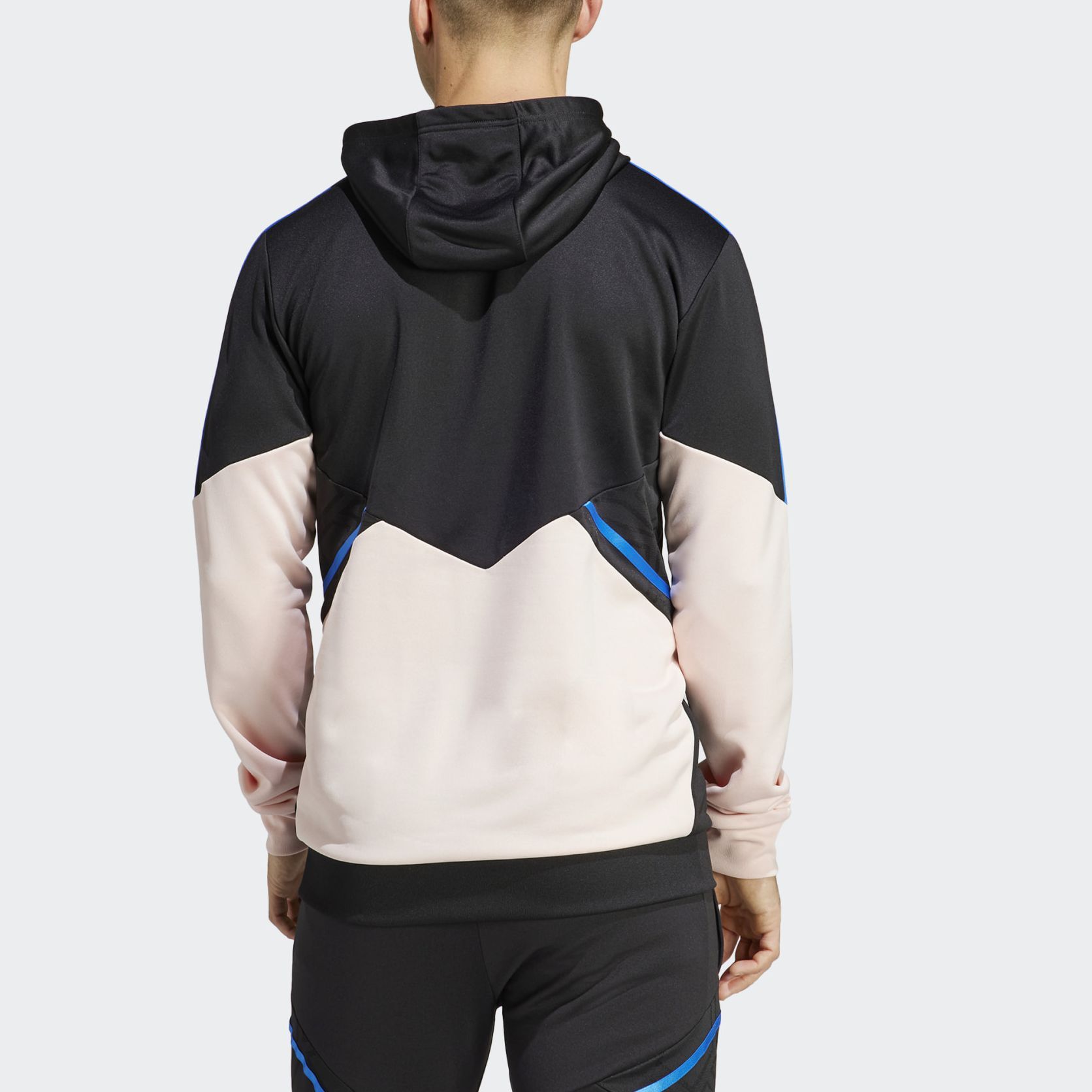 adidas Manchester United Hoodie Half-Zip Pullover Black Long Sleeve HT4295 圖 4