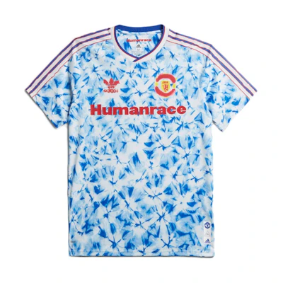 adidas Manchester United Human Race Jersey White/Bold Blue