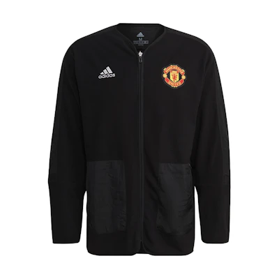 adidas Manchester United MUFC TRV Mid LA Zip Jacket Black GR3904