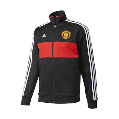 adidas Manchester United Retro Football Training Jacket Black () AZ3666