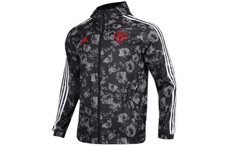 adidas Manchester United Retro Track Jacket with Hood EI9873