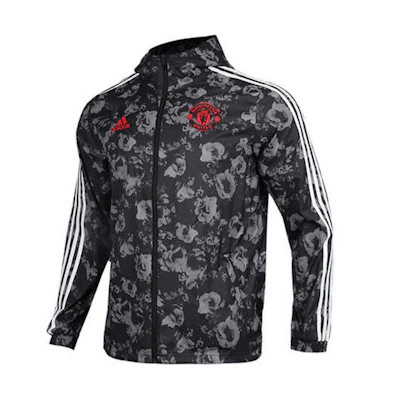adidas Manchester United Retro Track Jacket with Hood EI9873
