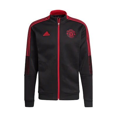 adidas Manchester United Soccer Casual Jacket Black Male GR3901