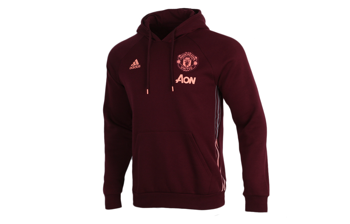 Adidas Manchester United Soccer Pullover Sweatshirt Maroon GK9432