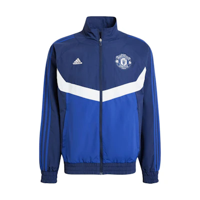 adidas Manchester United SS24 Logo Retro Track Jacket Night Indigo/Victory Blue IT4181