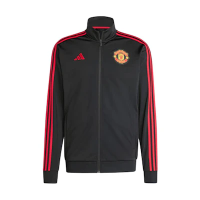 adidas Manchester United SS24 Retro Logo Track Jacket Black IT4177