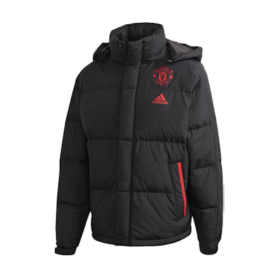 Adidas Manchester United SSP Jacket Black Quilted Football Jacket FP8435