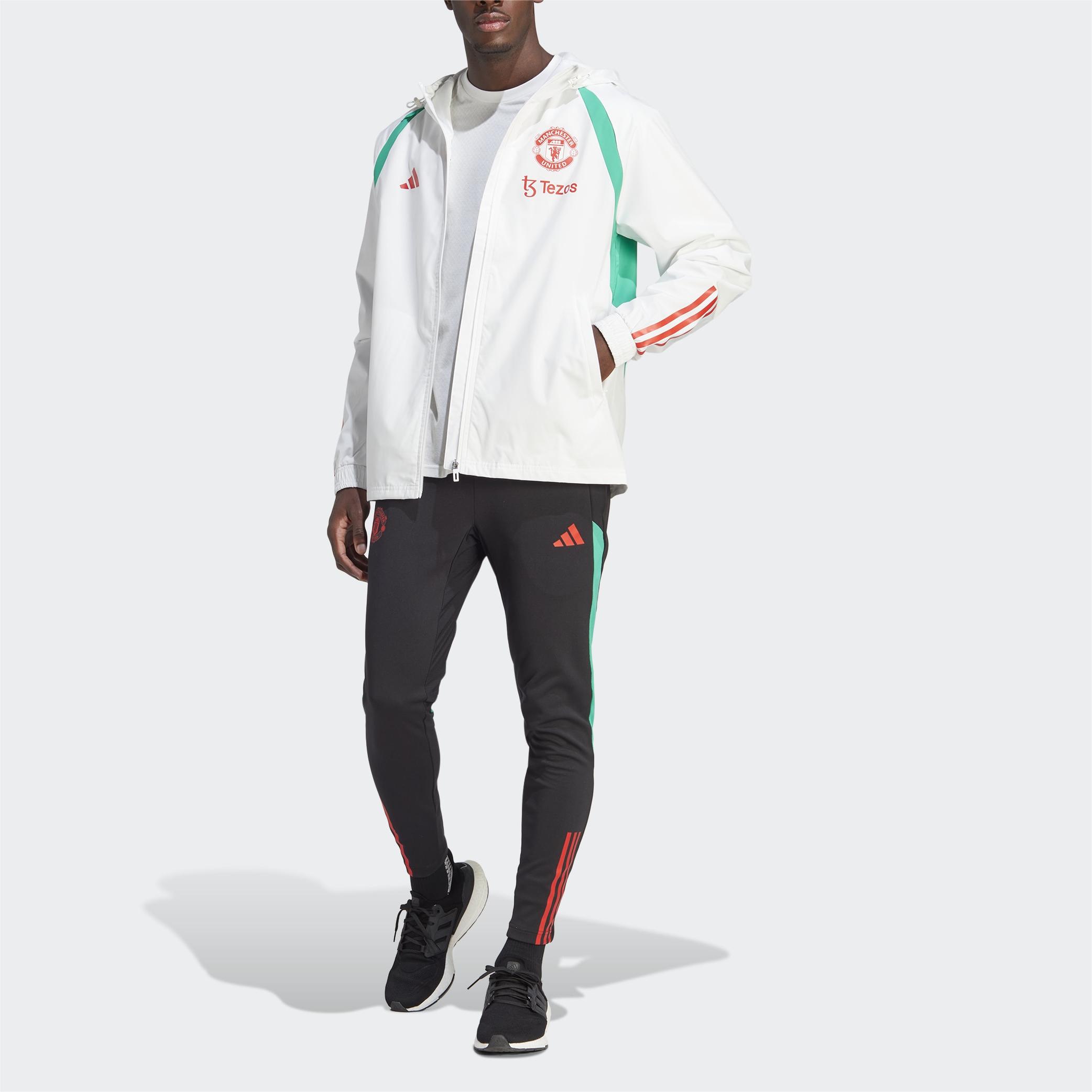 adidas Manchester United Tiro 23 All-Weather Jacket Core White Hoodie Jacket IA7297 圖 6