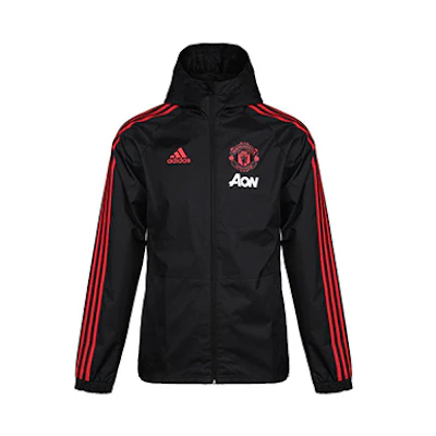 adidas Manchester United Windbreaker Jacket - Black CW7636