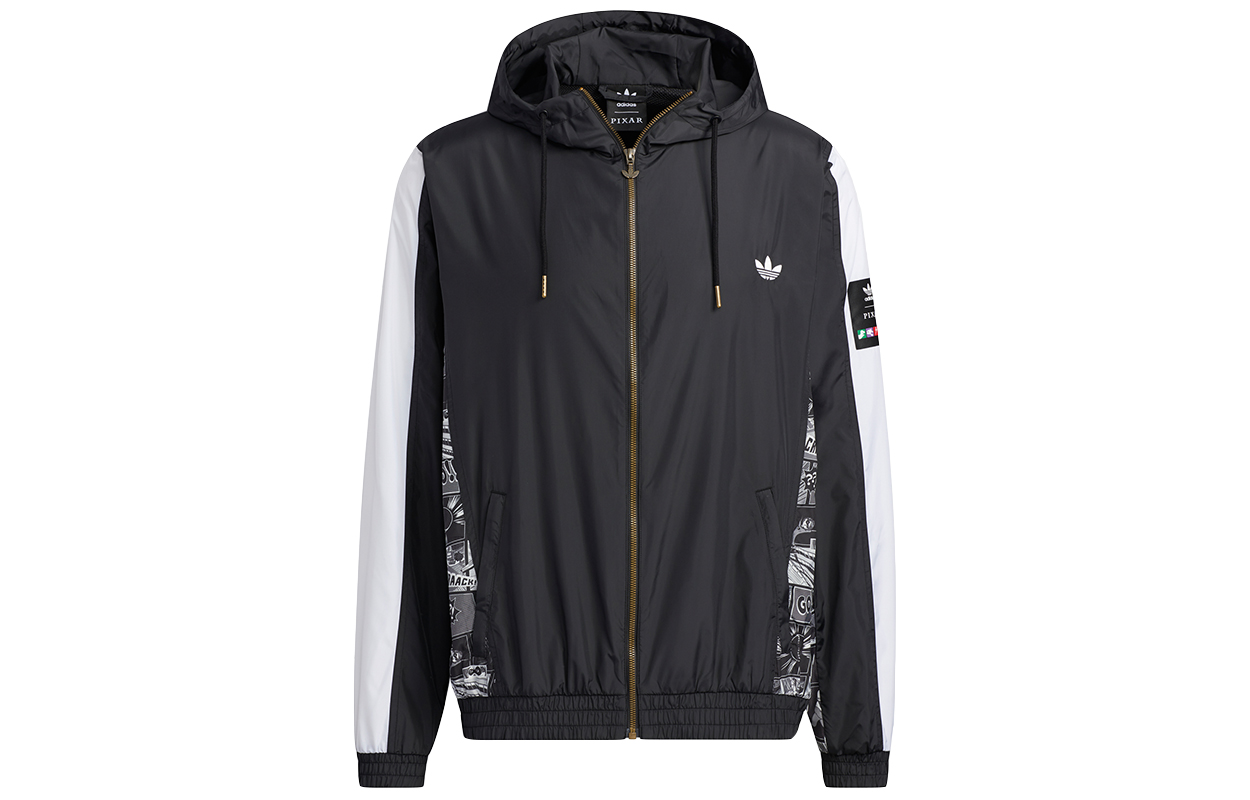 adidas Manga Trefoil Zip-Up Hoodie Jacket Black HD9077