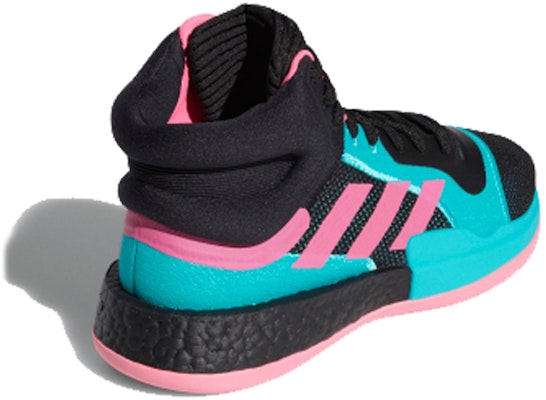 adidas Marquee Boost 'Negro Rosa Impacto Aqua' EH2373 Shop adidas Marquee Boost 'Negro Rosa Impacto Aqua' EH2373