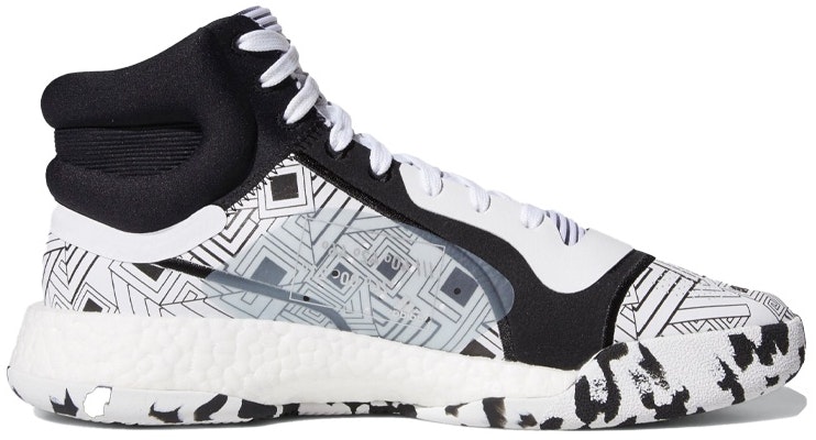 adidas Marquee Boost 高筒 復古籃球鞋 男款 黑白 Order adidas Marquee Boost 高筒 復古籃球鞋 男款 黑白