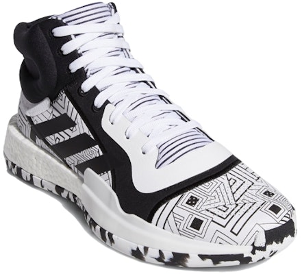 adidas Marquee Boost 高筒 復古籃球鞋 男款 黑白 Lookbook adidas Marquee Boost 高筒 復古籃球鞋 男款 黑白